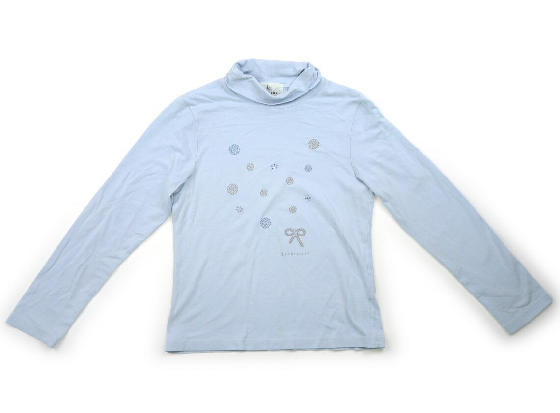 組曲 Kumikyoku Tシャツ・カットソー 150 女の子 アイスブルー 子供服 ベビー服 キッズ アウトレット ユーズド 【中古】キッズ・ベビー・マタニティ