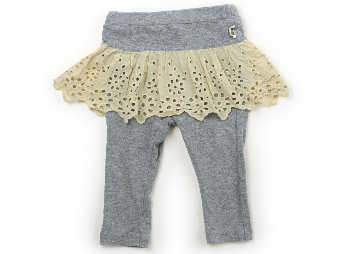 トロワラパン troislapins レギンス 90 女の子 グレー、ベージュ 子供服 ベビー服 キッズ アウトレット ユーズド 【中古】キッズ・ベビー・マタニティ