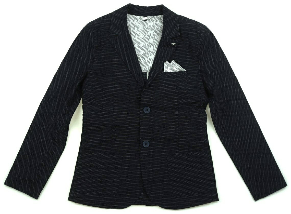 アルマーニ Armani フォーマルウェア 150 男の子 ネイビー・ピンドット 子供服 ベビー服 キッズ アウト..