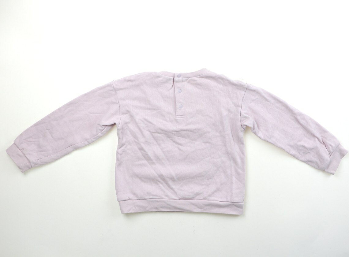 プティマイン petit main トレーナー・プルオーバー 120 女の子 ピンク、白 子供服 ベビー服 キッズ アウトレット ユーズド 【中古】キッズ・ベビー・マタニティ