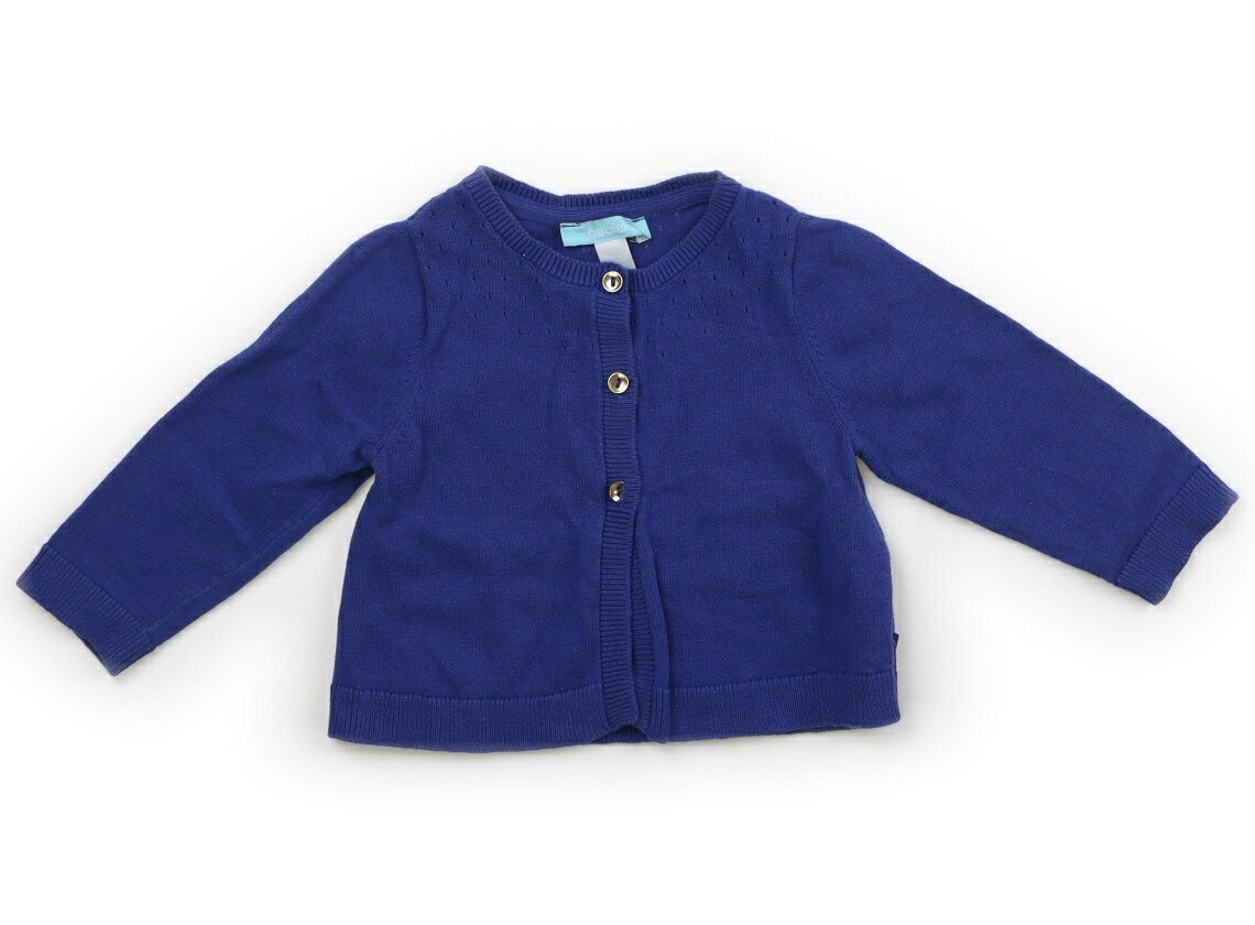 Rakuten - オバイビ OBAIBI カーディガン 70 女の子 コバルトブルー 子供服 ベビー服 キッズ アウトレット ユーズド 【中古】キッズ・ベビー・マタニティ