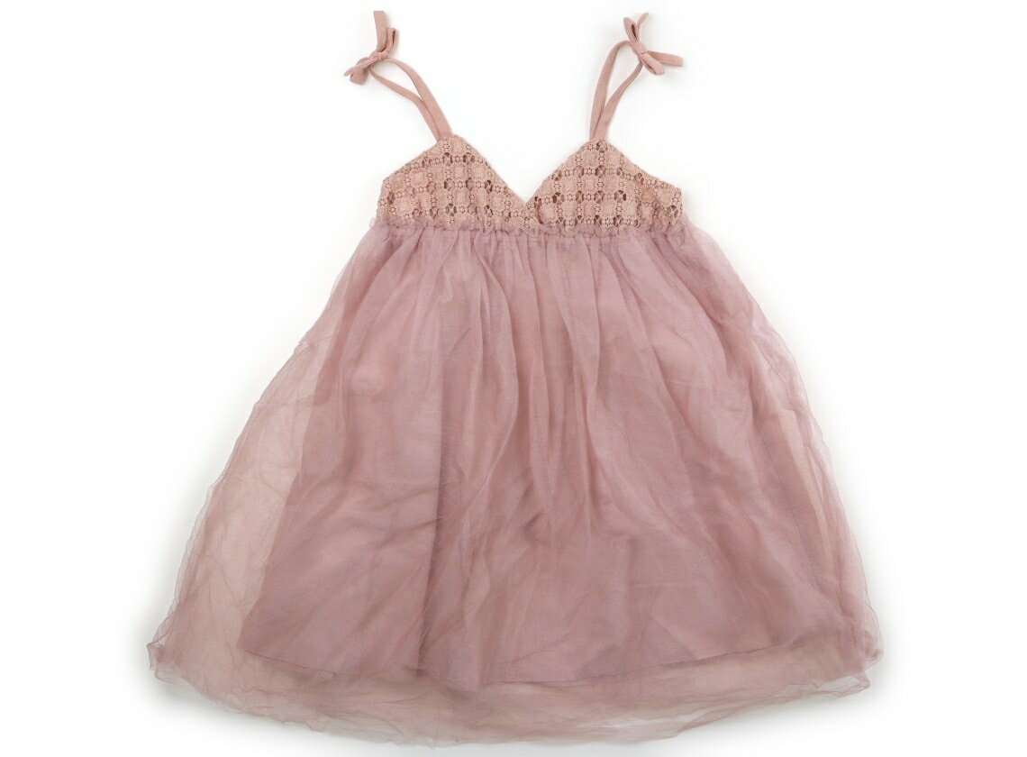 アプレレクール apres les cours ジャンパースカート 130 女の子 サーモンピンク 子供服 ベビー服 キッズ アウトレット ユーズド 【中古】キッズ・ベビー・マタニティ