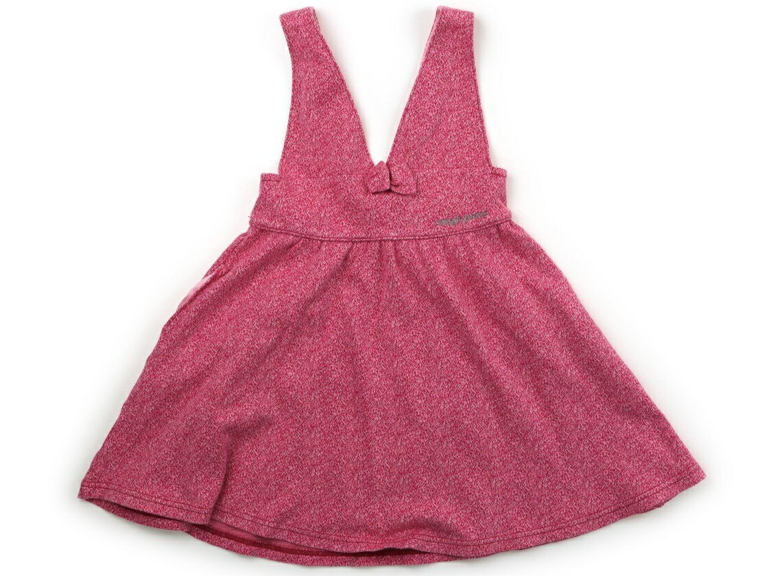 メゾピアノ mezzo piano ジャンパースカート 130 女の子 ピンク系ミックス 子供服 ベビー服 キッズ アウトレット ユーズド 【中古】キッズ・ベビー・マタニティ