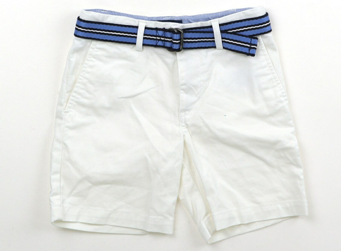 ポロラルフローレン POLO RALPH LAUREN ハーフパンツ 110 男の子 白、ブルー 子供服 ベビー服 キッズ アウトレット ユーズド 【中古】キッズ・ベビー・マタニティ