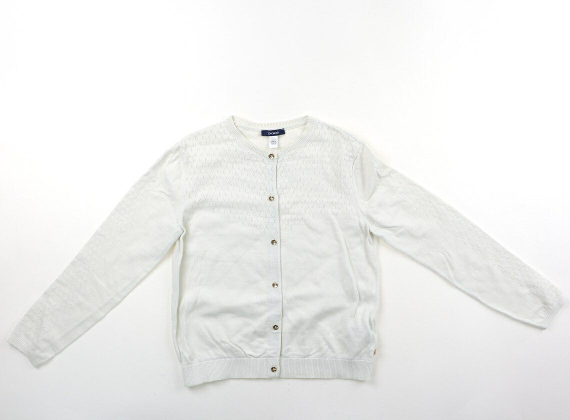 オバイビ OBAIBI カーディガン 150 女の子 ホワイト 子供服 ベビー服 キッズ アウトレット ユーズド 【中古】キッズ・ベビー・マタニティ