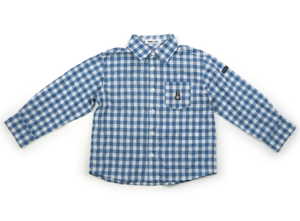 ノイユ Noeil シャツ・ブラウス 110 男の子 ブルー・ホワイト 子供服 ベビー服 キッズ アウトレット ユーズド 【中古】キッズ・ベビー・マタニティ