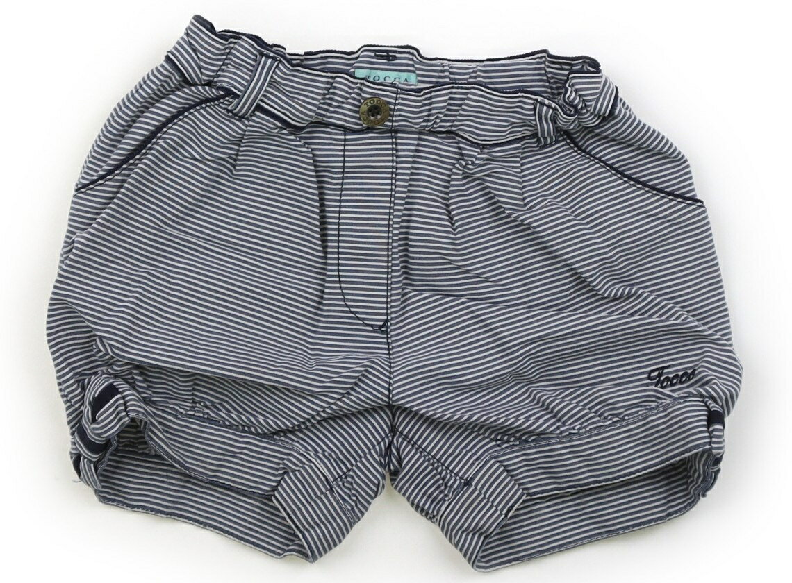 Long-Trousers, Trousers - トッカ Tocca ショートパンツ 100 女の子 ブルー地・オフボーダー 子供服 ベビー服 キッズ アウトレット ユーズド 【中古】キッズ・ベビー・マタニティ