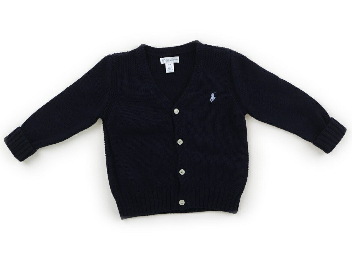 ポロラルフローレン POLO RALPH LAUREN カーディガン 90 女の子 ネイビー 子供服 ベビー服 キッズ アウトレット ユーズド 【中古】キッズ・ベビー・マタニティ