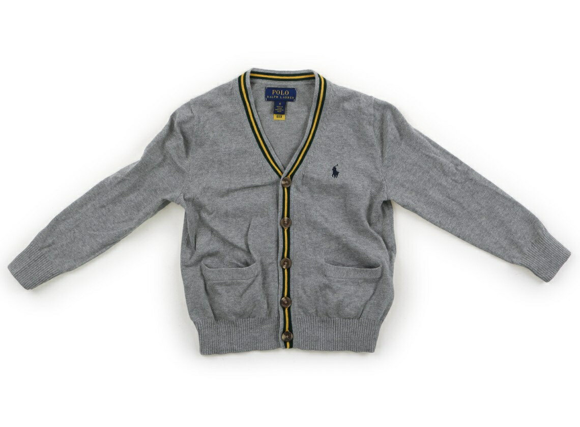 ポロラルフローレン POLO RALPH LAUREN カーディガン 110 男の子 グレー系 子供服 ベビー服 キッズ アウトレット ユーズド 【中古】キッズ・ベビー・マタニティ