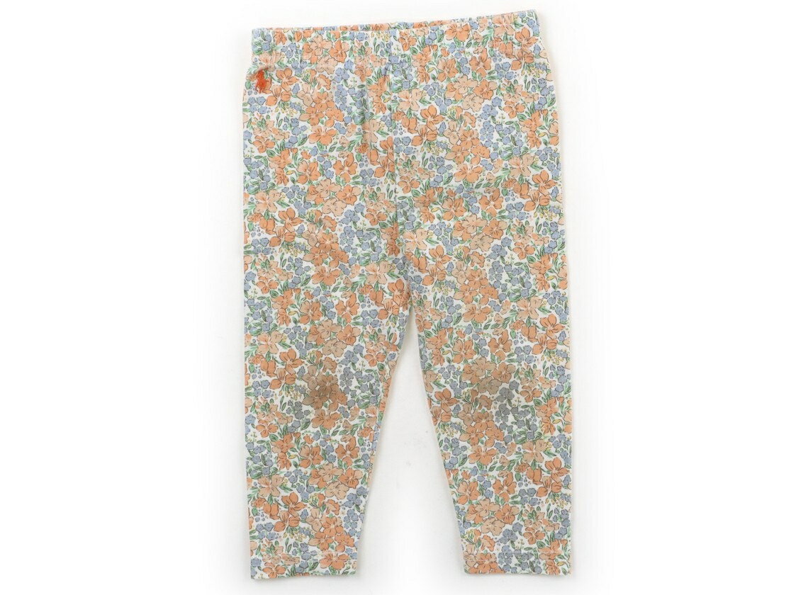 ラルフローレン Ralph Lauren レギンス 80 女の子 ホワイト・パステルブルー・オレンジ花柄 子供服 ベ..