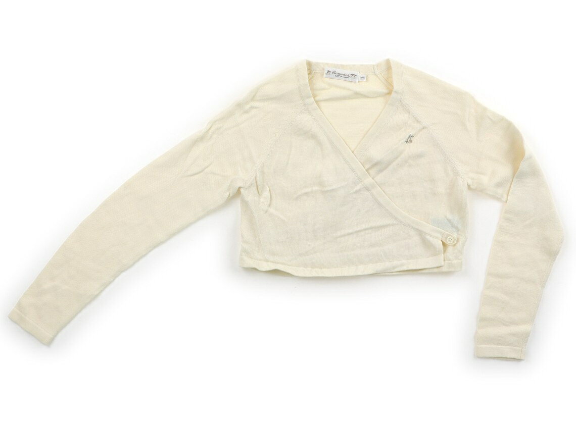 　ブランド 　bonpoint(ボンポワン) 　カテゴリー 　カーディガン 　サイズ 　130サイズ 　色 　アイボリー 　状態 　★★★ 　記名 　なし 　ジャンル 　Girl 実際のサイズ表記は10A。ニットソー。ボタン一つ留めデザイン。全体的に使用感がありますが、特に目立つ汚れはなくまだお使い頂けそうです。 ＊【状態】【サイズ】に関しての詳しい説明はこちら