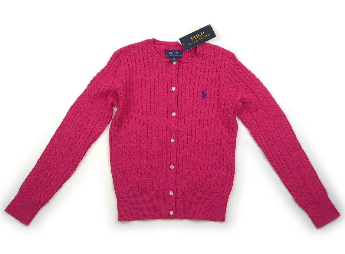 ポロラルフローレン POLO RALPH LAUREN カーディガン 140 女の子 ショッキングピンク 子供服 ベビー服 キッズ アウトレット ユーズド 【中古】キッズ・ベビー・マタニティ