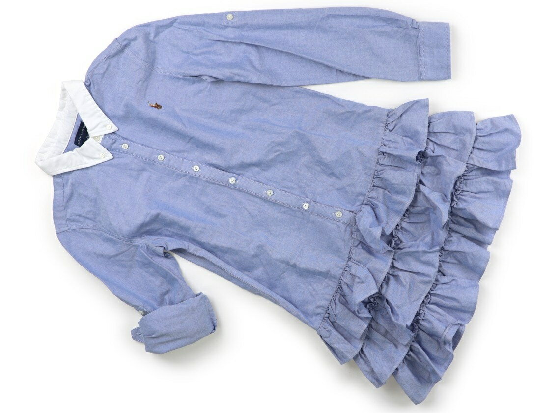 ポロラルフローレン POLO RALPH LAUREN ワンピース 150 女の子 ブルー 子供服 ベビー服 キッズ アウトレット ユーズド 【中古】キッズ・ベビー・マタニティ