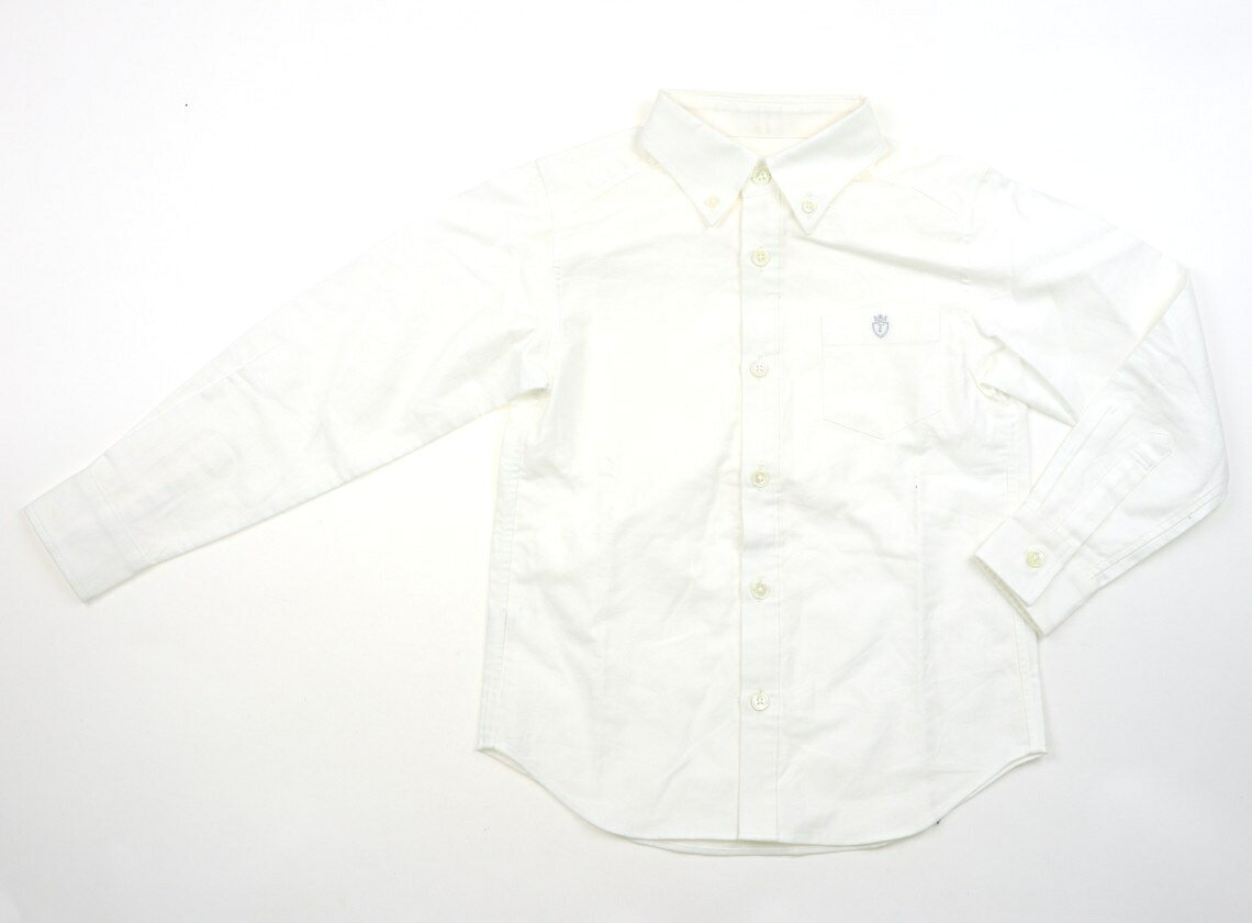 ファミリア familiar シャツ・ブラウス 120 男の子 白 子供服 ベビー服 キッズ アウトレット ユーズド 【中古】キッズ・ベビー・マタニティ