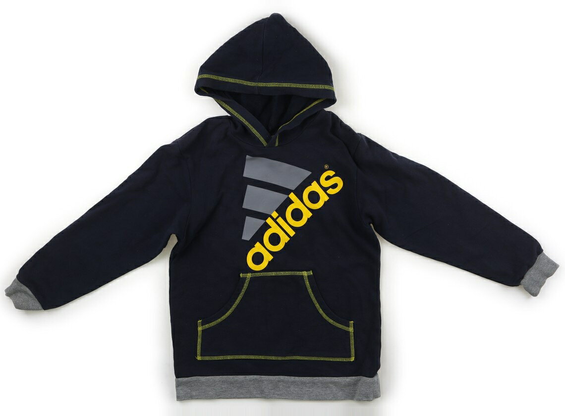 　ブランド 　Adidas(アディダス) 　カテゴリー 　パーカー 　サイズ 　140サイズ 　色 　ネイビー、グレー、黄色 　状態 　★★（返品不可） 　記名 　なし 　ジャンル 　Boy フードは縫い付けです。全体に白っぽく毛羽立ちと色褪せ、所々にシミ跡や白い薄汚れが見受けられます。外遊び用としていかがでしょうか？ ＊【状態】【サイズ】に関しての詳しい説明はこちら
