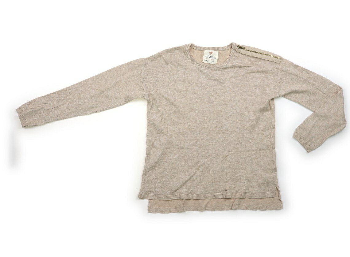 　ブランド 　ZARA(ザラ) 　カテゴリー 　ニット・セーター 　サイズ 　120サイズ 　色 　ベージュ 　状態 　★★★ 　記名 　なし 　ジャンル 　Girl 実際のサイズ表記は7-8years/128cm。ナイロン混レーヨンニット素材。洗いざらし感がありますが、まだまだお使いいただけそうです。 ＊【状態】【サイズ】に関しての詳しい説明はこちら