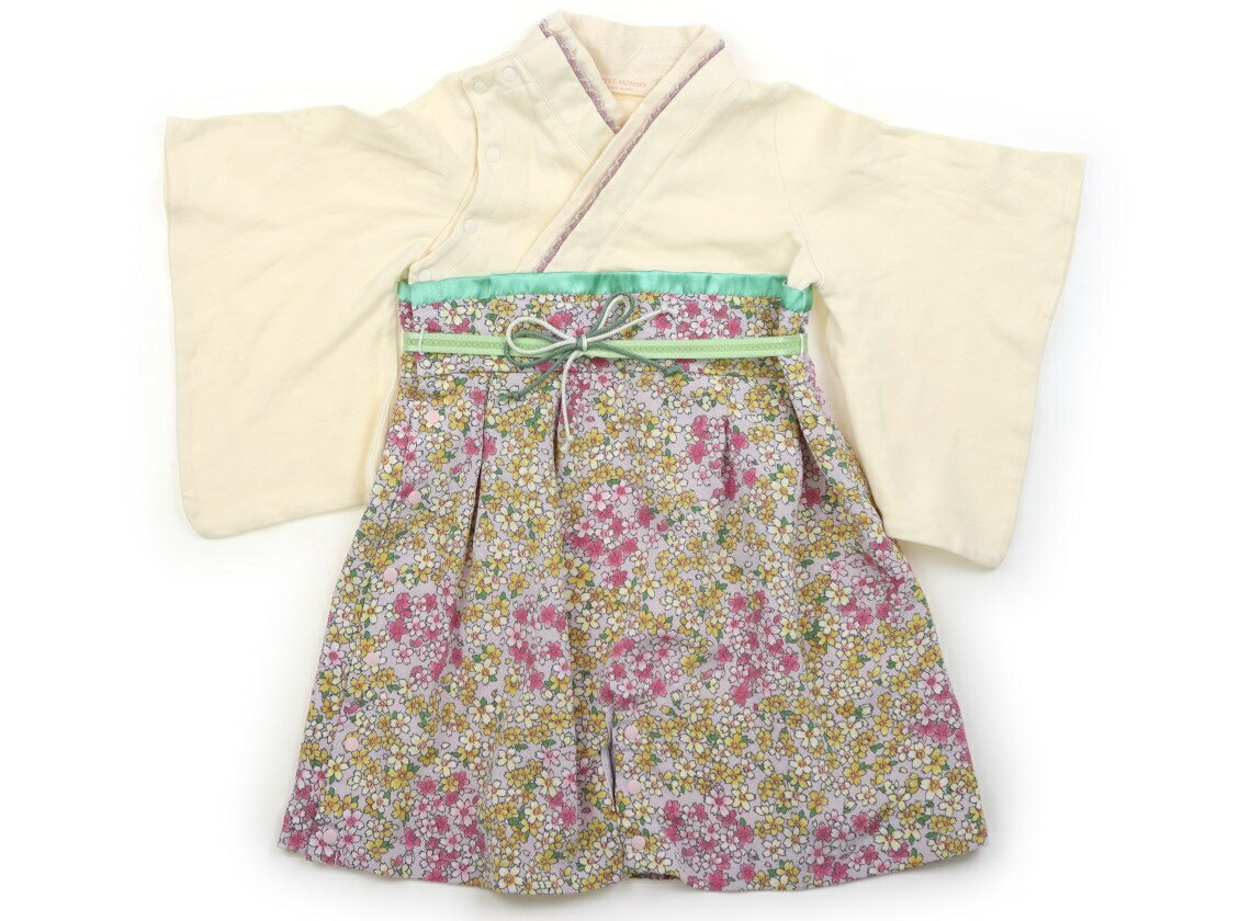 スウィートマミー Sweet Mommy コスチューム 80 女の子 アイボリー、ピンク、グリーン、花柄 子供服 ベビー服 キッズ アウトレット ユーズド 【中古】キッズ・ベビー・マタニティ