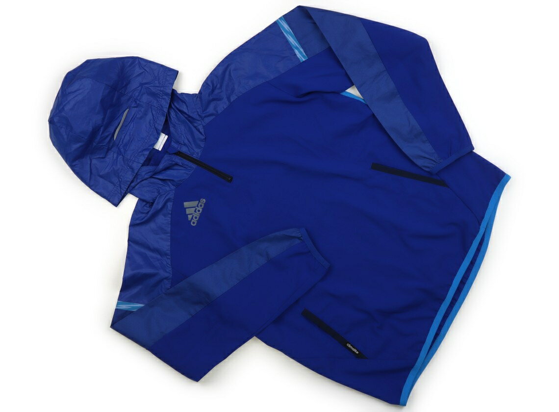 アディダス Adidas スポーツウェア・ダンスウェア 160 男の子 青 子供服 ベビー服 キッズ アウトレット ユーズド 【中古】キッズ・ベビー・マタニティ