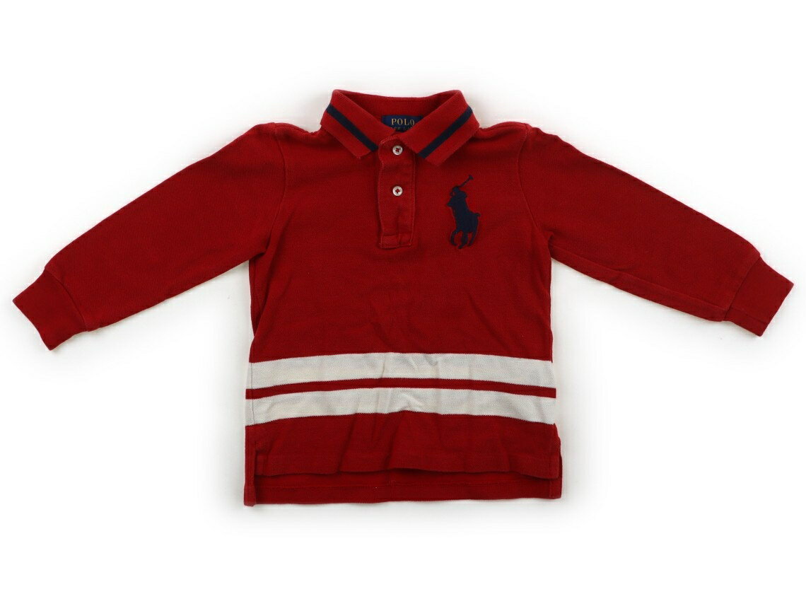 ポロラルフローレン POLO RALPH LAUREN ポロシャツ 90 男の子 レッド・ホワイト 子供服 ベビー服 キッズ アウトレット ユーズド 【中古】キッズ・ベビー・マタニティ