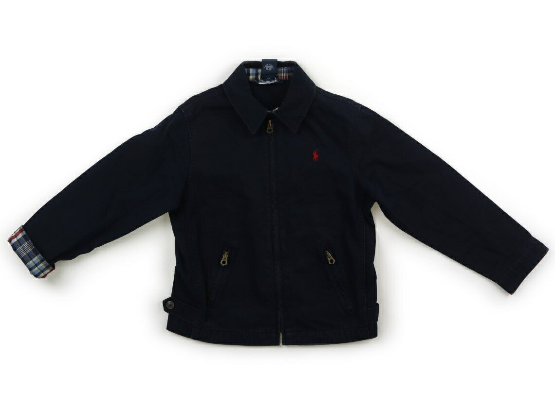 ポロラルフローレン POLO RALPH LAUREN ブルゾン・Gジャン 120 男の子 ネイビー 子供服 ベビー服 キッズ アウトレット ユーズド 【中古】キッズ・ベビー・マタニティ