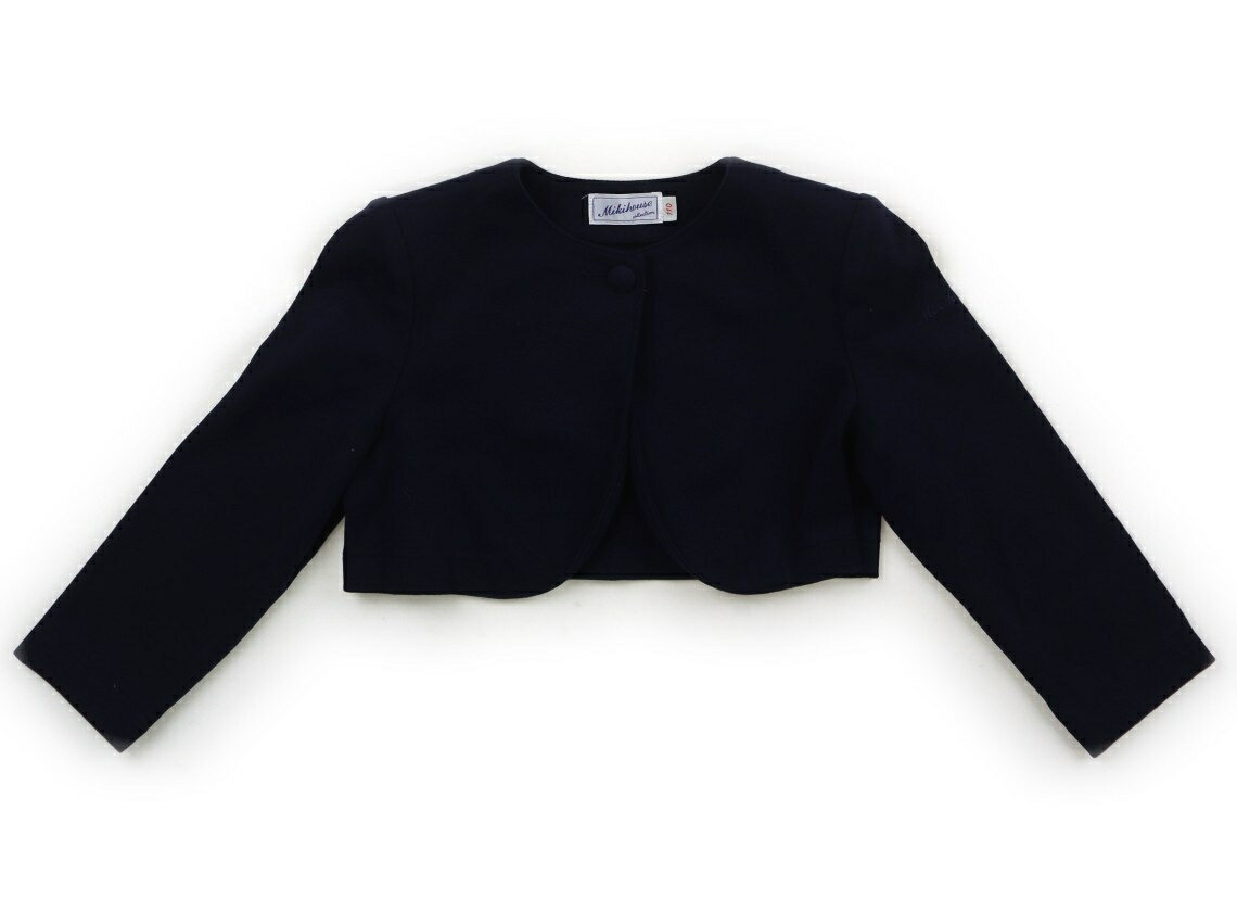 儿童套装 - ミキハウス miki HOUSE ジャケット・ブレザー 110 女の子 ネイビー 子供服 ベビー服 キッズ アウトレット ユーズド 【中古】キッズ・ベビー・マタニティ