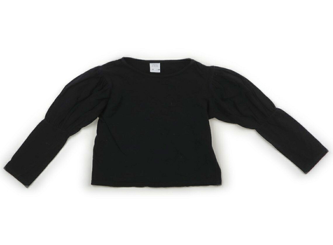 　ブランド 　ZARA(ザラ) 　カテゴリー 　Tシャツ・カットソー 　サイズ 　120サイズ 　色 　黒 　状態 　★★（返品不可） 　記名 　なし 　ジャンル 　Girl 実際のサイズ表記は128cm。色褪せによる白っぽさあり。ほこり付着が見られます。 ＊【状態】【サイズ】に関しての詳しい説明はこちら