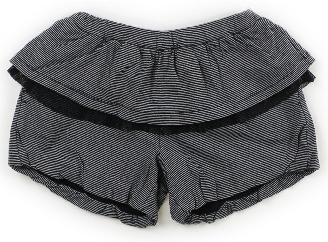 Long-Trousers, Trousers - べべ BeBe ショートパンツ 110 女の子 モノクロボーダー 子供服 ベビー服 キッズ アウトレット ユーズド 【中古】キッズ・ベビー・マタニティ