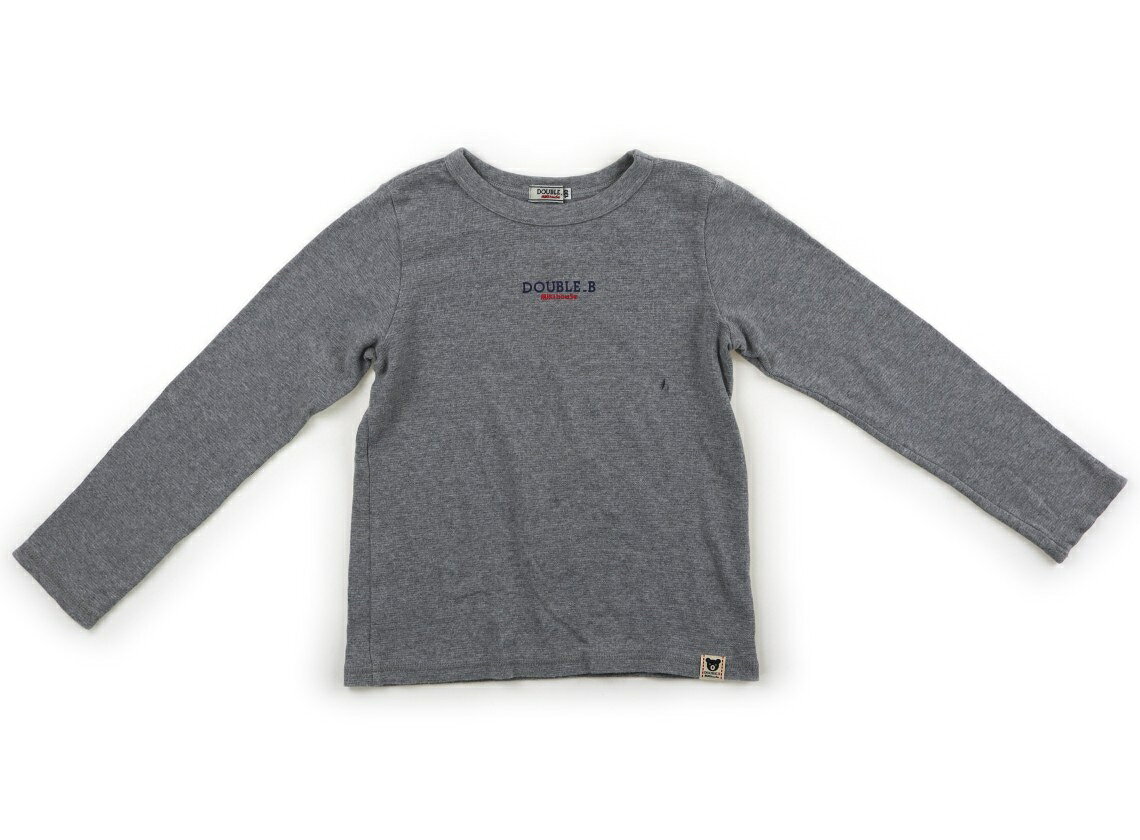 Rakuten - ダブルB Double B Tシャツ・カットソー 130 男の子 グレー、紺 子供服 ベビー服 キッズ アウトレット ユーズド 【中古】キッズ・ベビー・マタニティ