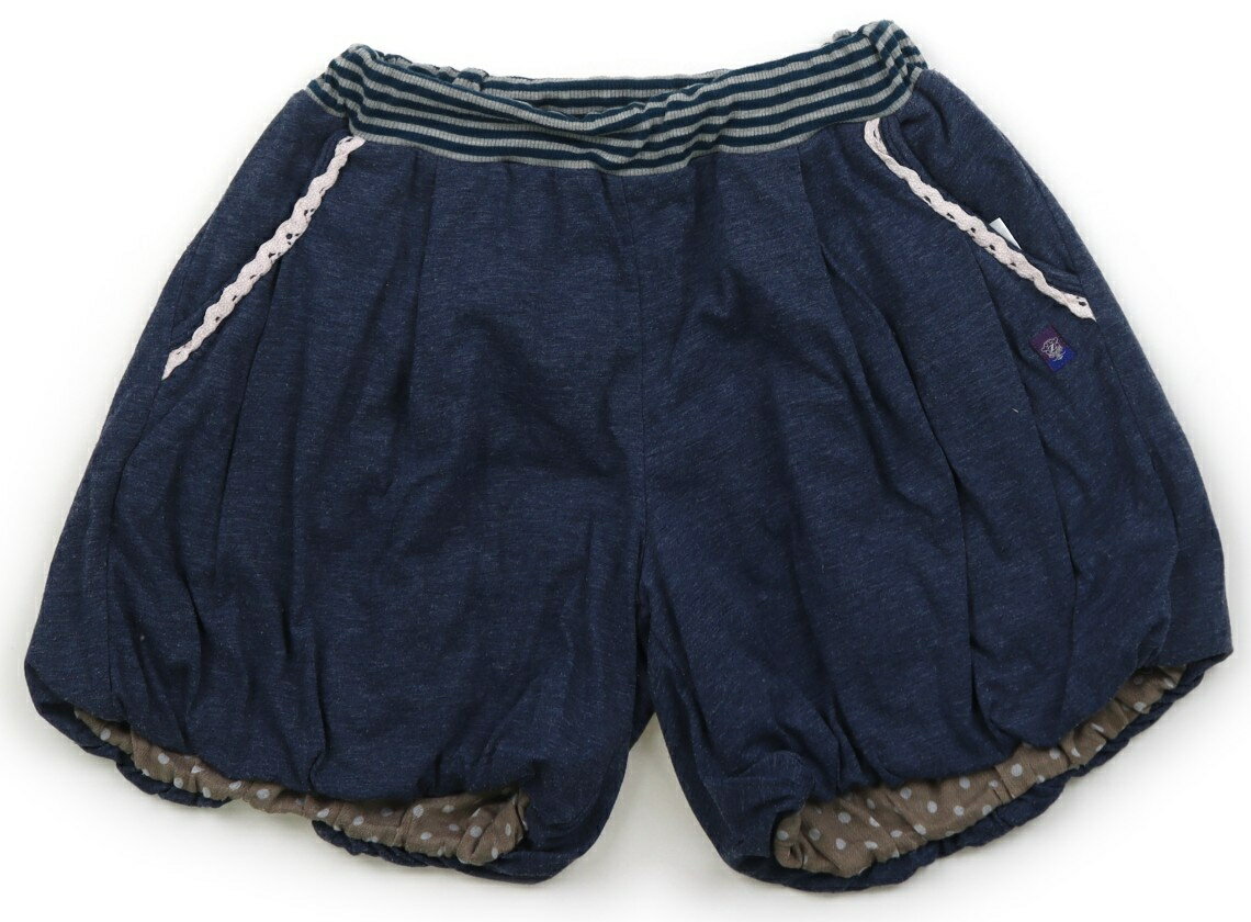 ズッパディズッカ Zuppa di Zucca キュロット 150 女の子 ライトブルー/ベージュ・ドット柄 子供服 ベ..