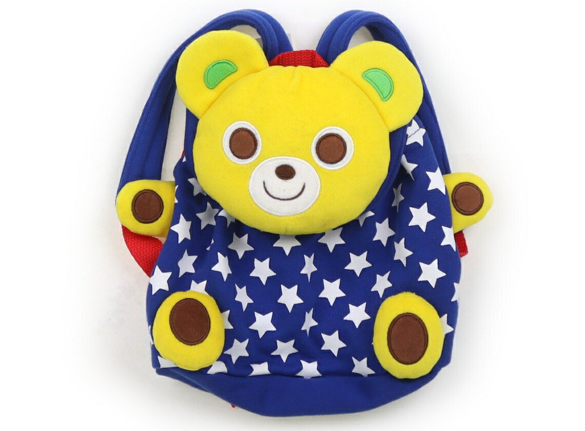 　ブランド 　miki HOUSE(ミキハウス) 　カテゴリー 　リュックサック 　サイズ 　ベビー用品 　色 　ブルー、黄色、クマ、星柄 　状態 　N 　記名 　なし 　ジャンル 　Boy 約17.3×19×9.6cm。新品タグ付きです。スウェット生地。 ＊【状態】【サイズ】に関しての詳しい説明はこちら