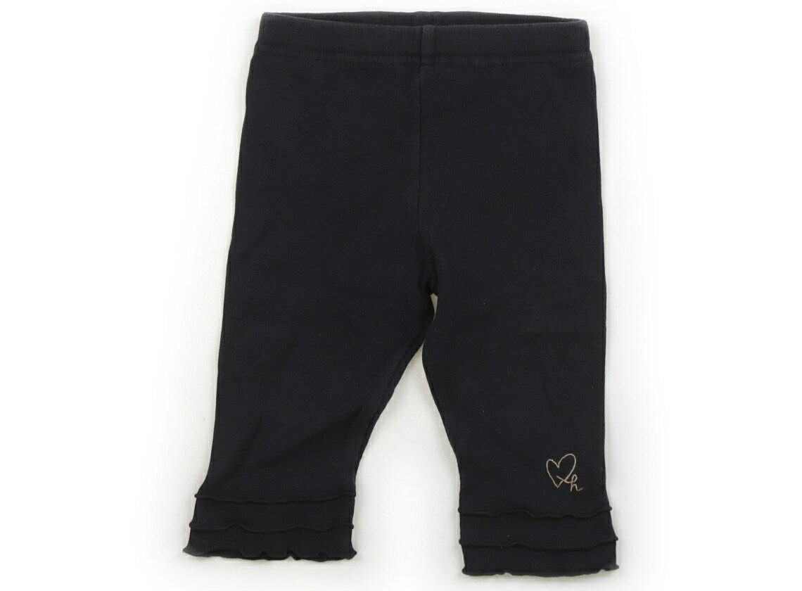 ハッカ HAKKA レギンス 80 女の子 グレー、フリル 子供服 ベビー服 キッズ アウトレット ユーズド 【中..