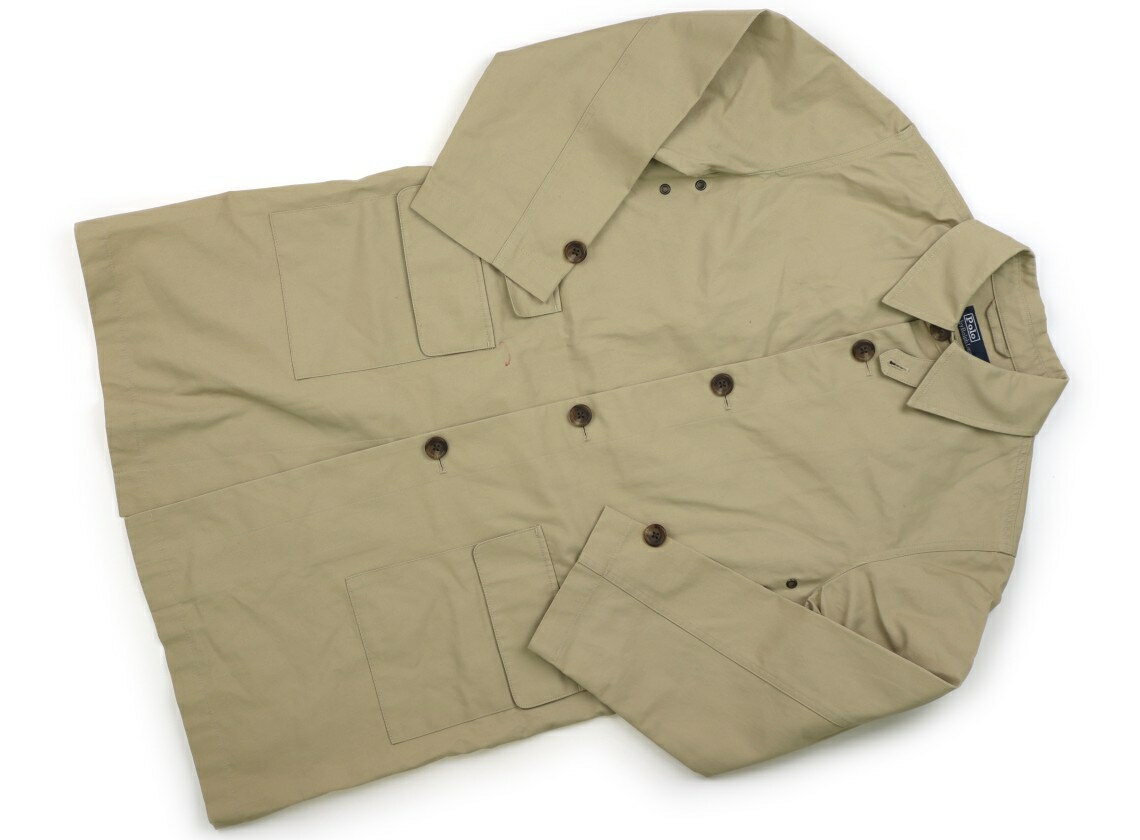 ポロラルフローレン POLO RALPH LAUREN コート・ジャンパー 140 男の子 ベージュ 子供服 ベビー服 キッズ アウトレット ユーズド 【中古】キッズ・ベビー・マタニティ