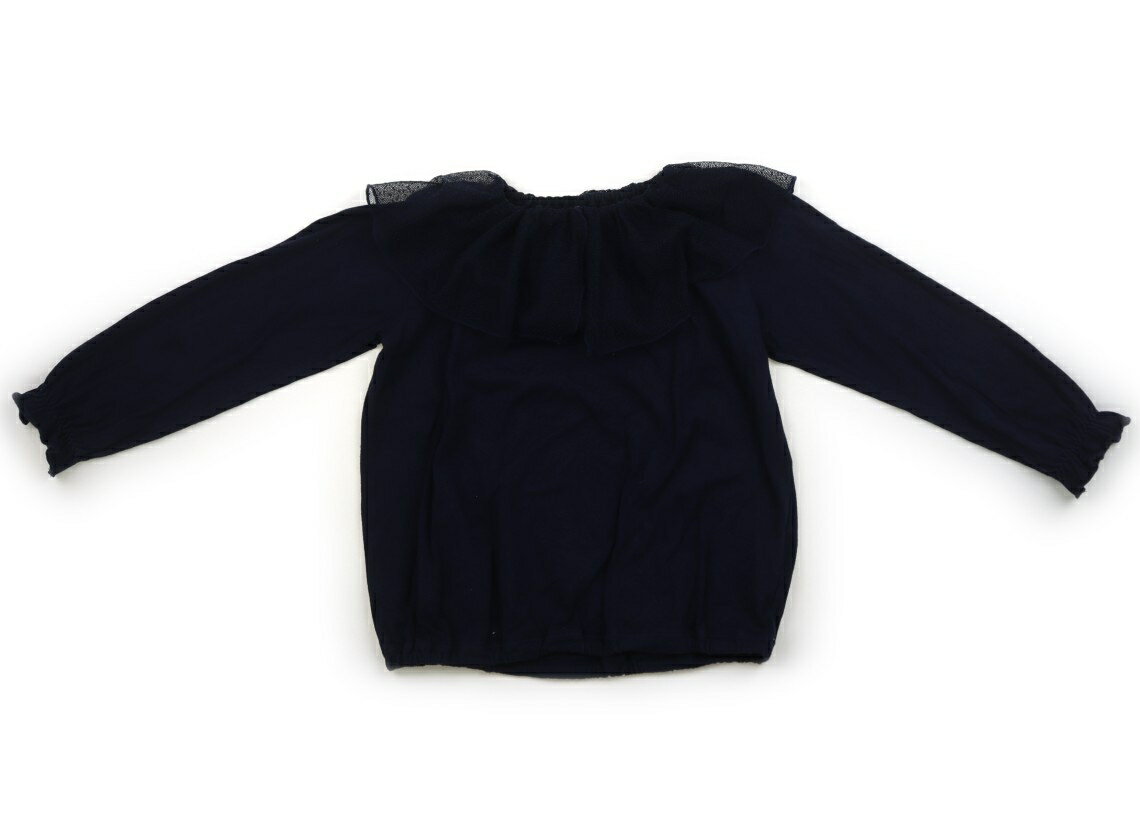 T-Shirts （Short Sleeve） - ハッカ HAKKA Tシャツ・カットソー 110 女の子 紺 子供服 ベビー服 キッズ アウトレット ユーズド 【中古】キッズ・ベビー・マタニティ
