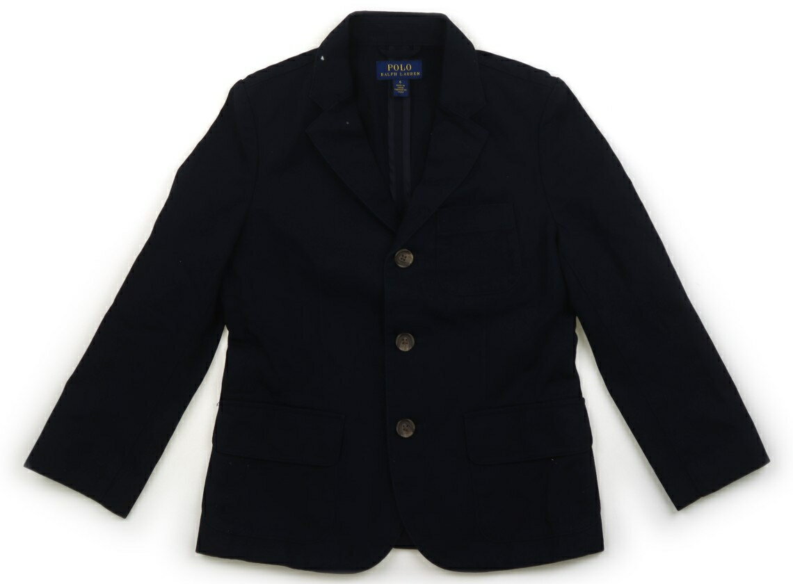 ポロラルフローレン POLO RALPH LAUREN ジャケット・ブレザー 120 男の子 ネイビー 子供服 ベビー服 キッズ アウトレット ユーズド 【中古】キッズ・ベビー・マタニティ