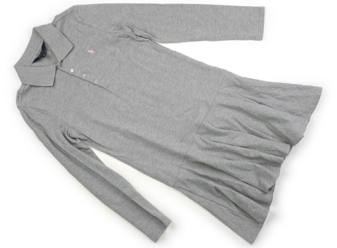 ポロラルフローレン POLO RALPH LAUREN ワンピース 150 女の子 ライトグレー 子供服 ベビー服 キッズ アウトレット ユーズド 【中古】キッズ・ベビー・マタニティ