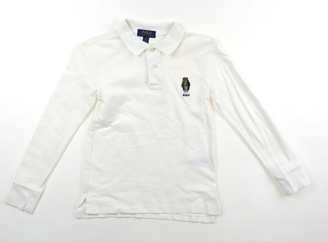 ポロラルフローレン POLO RALPH LAUREN ポロシャツ 140 男の子 ホワイト 子供服 ベビー服 キッズ アウトレット ユーズド 【中古】キッズ・ベビー・マタニティ