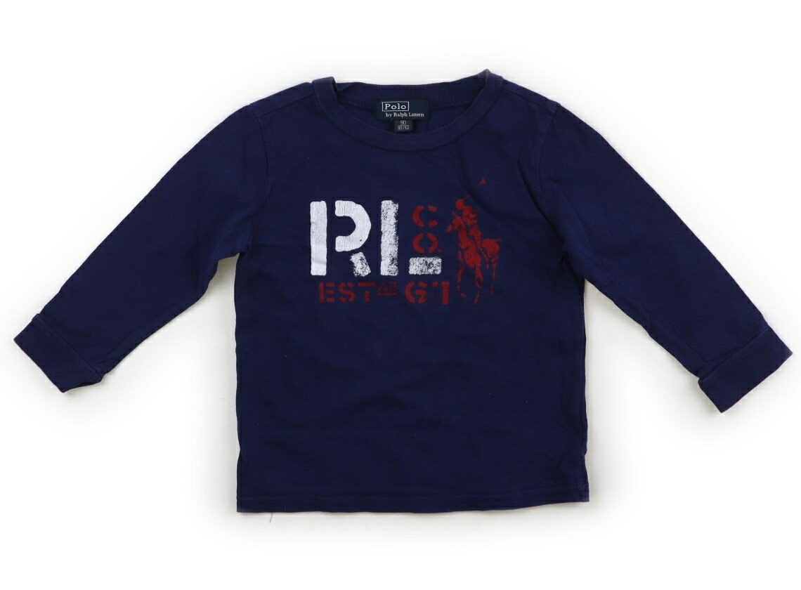 ポロラルフローレン POLO RALPH LAUREN Tシャツ・カットソー 80 男の子 ネイビー・ホワイト・レッド 子供服 ベビー服 キッズ アウトレット ユーズド 【中古】キッズ・ベビー・マタニティ