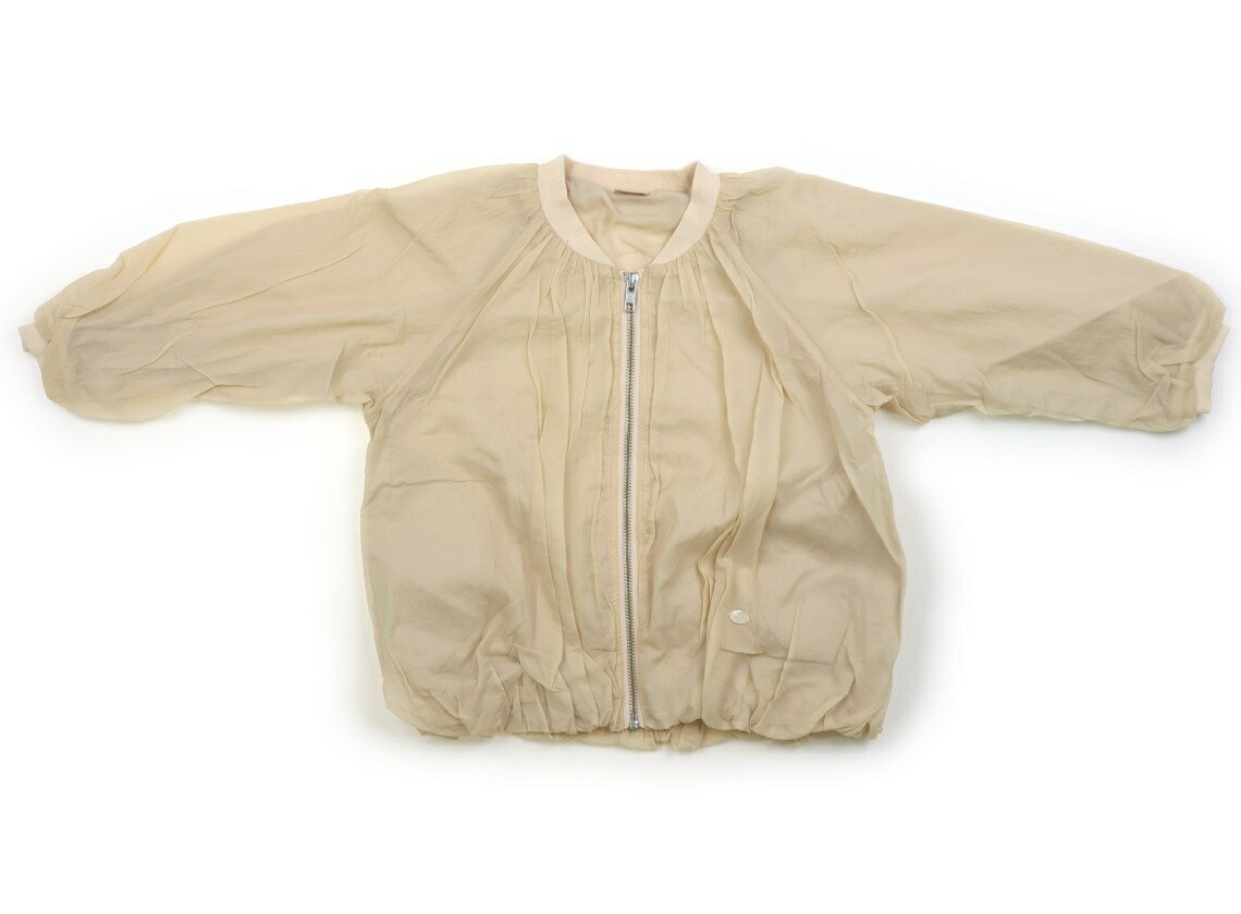 プティマイン petit main ブルゾン・Gジャン 110 女の子 アイボリー 子供服 ベビー服 キッズ アウトレット ユーズド 【中古】キッズ・ベビー・マタニティ(4.0)