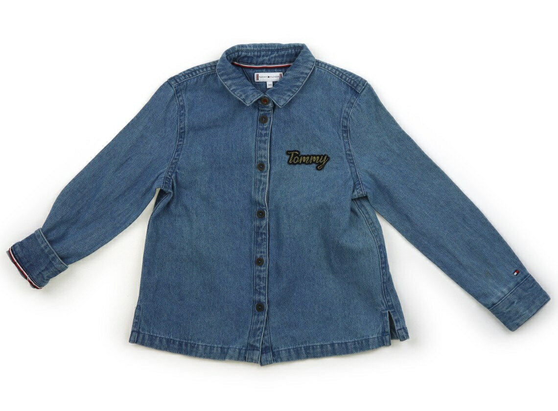 Rakuten - トミーヒルフィガー Tommy Hilfiger シャツ・ブラウス 110 女の子 青 子供服 ベビー服 キッズ アウトレット ユーズド 【中古】キッズ・ベビー・マタニティ