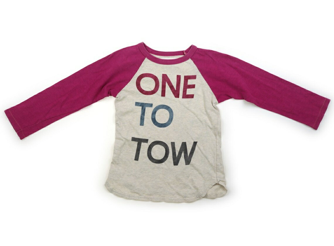 ゴートゥーハリウッド Go To Hollywood Tシャツ・カットソー 130 女の子 フューシャピンク・ライトグレー 子供服 ベビー服 キッズ アウトレット ユーズド 【中古】キッズ・ベビー・マタニティ