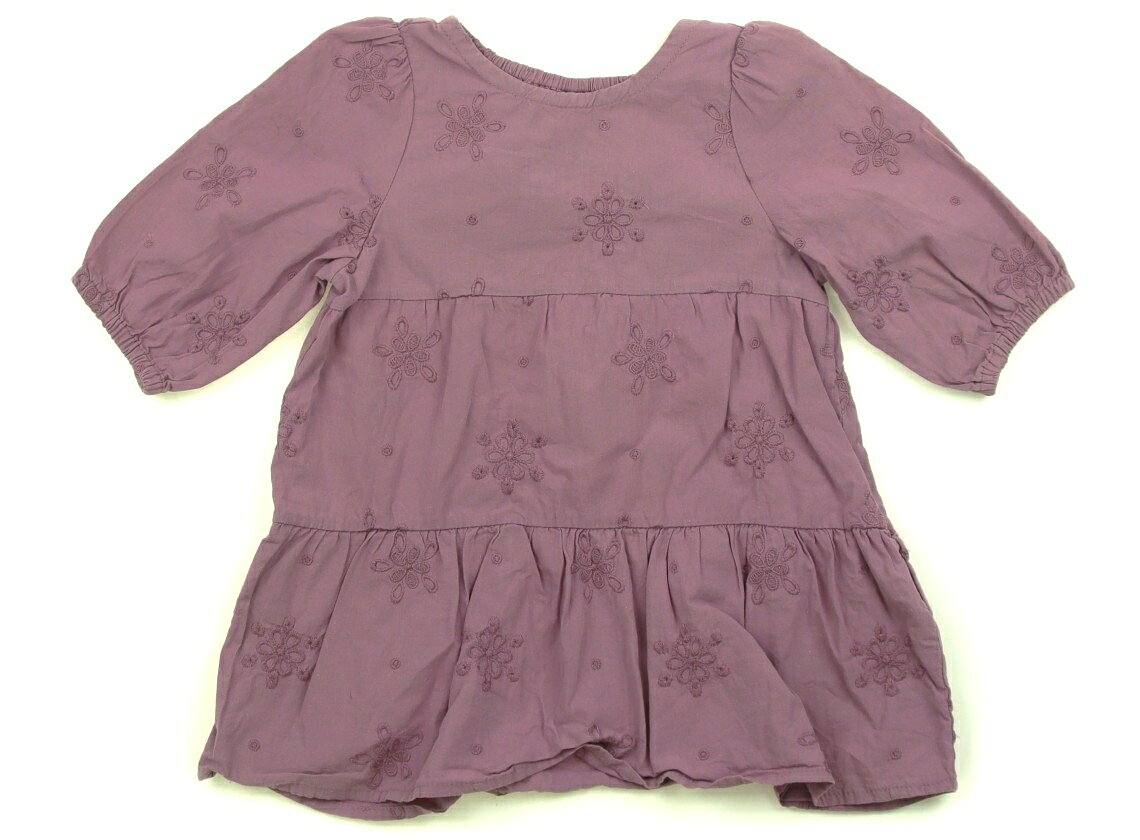 Rakuten - プティマイン petit main ワンピース 80 女の子 スモーキーラベンダー 子供服 ベビー服 キッズ アウトレット ユーズド 【中古】キッズ・ベビー・マタニティ