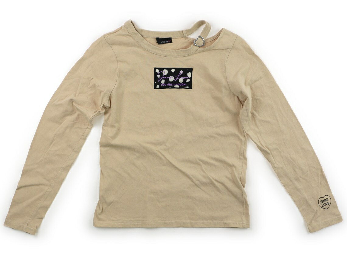 T-Shirts （Long-Sleeved） - ジェニィ JENNI Tシャツ・カットソー 160 女の子 ベージュ 子供服 ベビー服 キッズ アウトレット ユーズド 【中古】キッズ・ベビー・マタニティ
