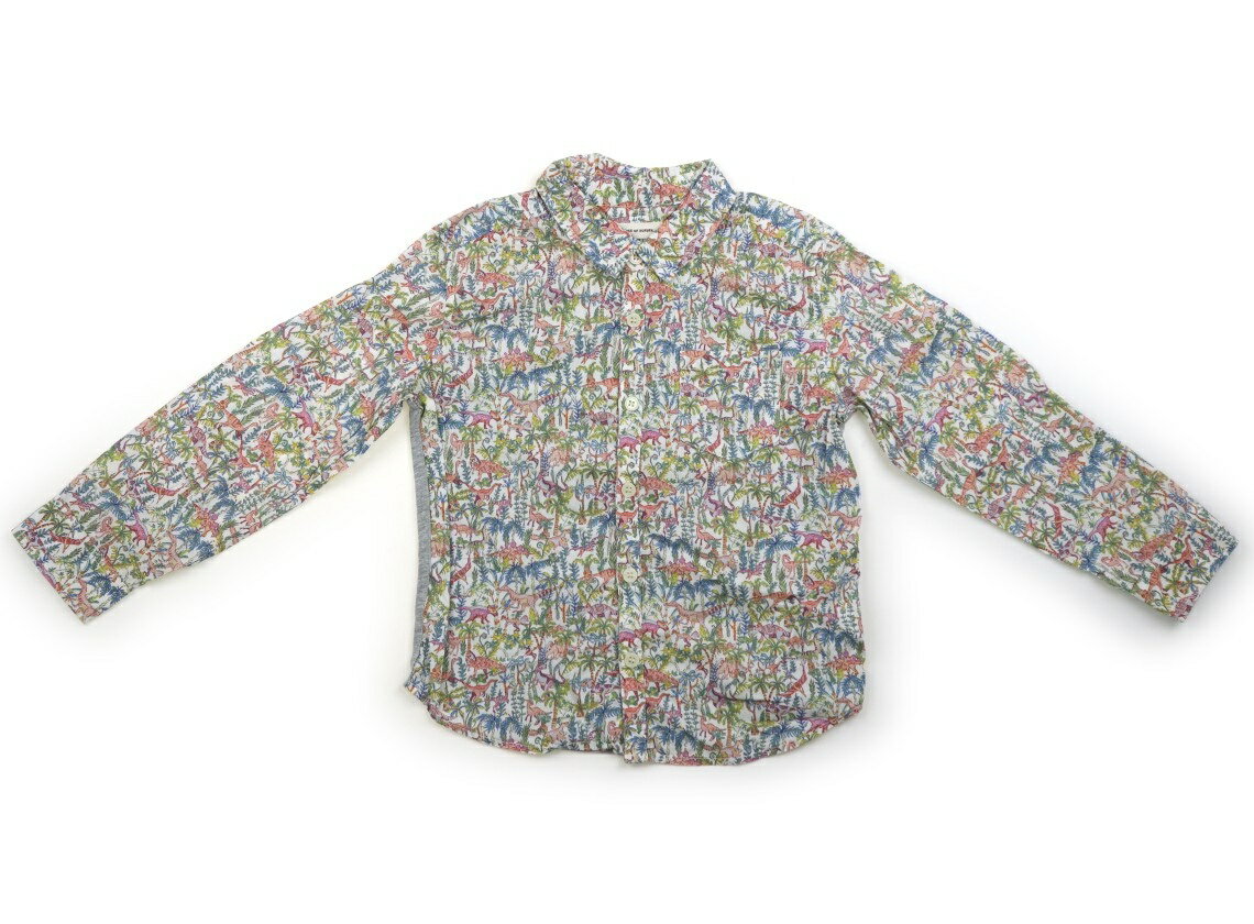 センスオブワンダー Sense of Wonder シャツ・ブラウス 120 男の子 オフホワイト、恐竜柄 子供服 ベビ..