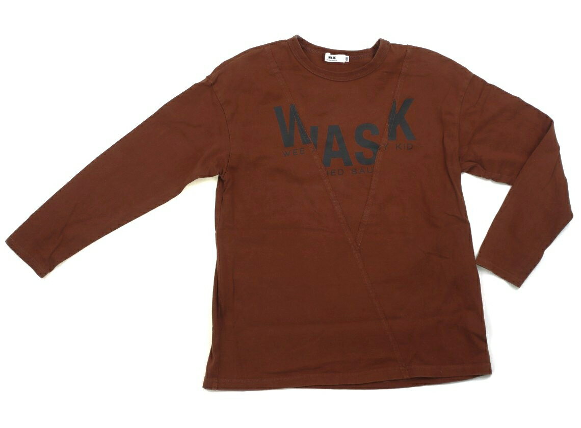 Rakuten - ワスク WASK Tシャツ・カットソー 150 男の子 茶・黒・英字 子供服 ベビー服 キッズ アウトレット ユーズド 【中古】キッズ・ベビー・マタニティ