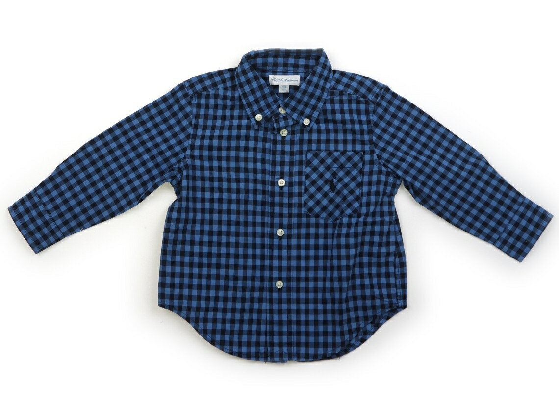 　ブランド 　Ralph Lauren(ラルフローレン) 　カテゴリー 　シャツ・ブラウス 　サイズ 　80サイズ 　色 　ブルー、ネイビーチェック 　状態 　★★★★ 　記名 　なし 　ジャンル 　Boy 薄手の生地。使用感はありますが、きれいな状態です。 ＊【状態】【サイズ】に関しての詳しい説明はこちら