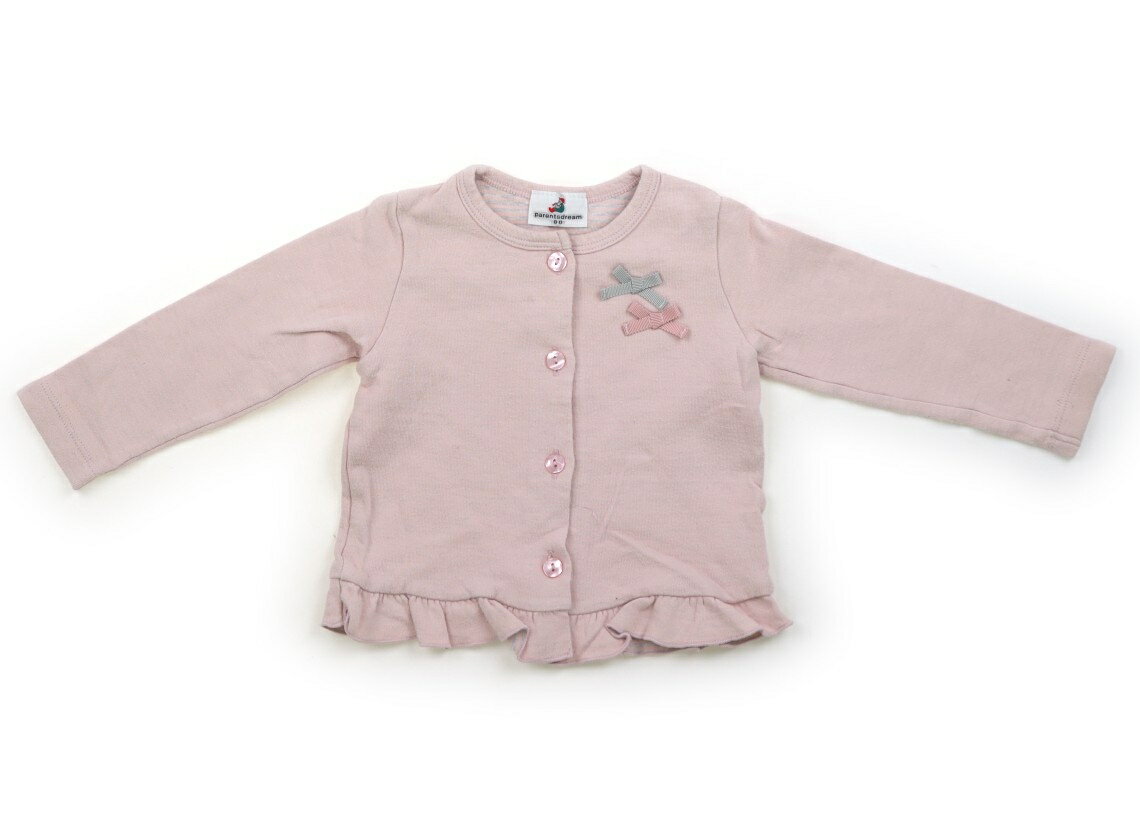 Rakuten - ペアレンツドリーム Parents Dream カーディガン 80 女の子 ピンク 子供服 ベビー服 キッズ アウトレット ユーズド 【中古】キッズ・ベビー・マタニティ