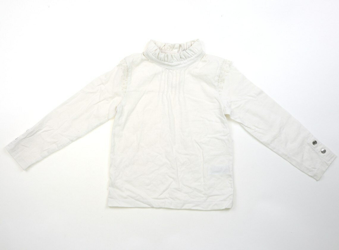 Rakuten - プチバトー PETIT BATEAU Tシャツ・カットソー 110 女の子 ホワイト・ドット 子供服 ベビー服 キッズ アウトレット ユーズド 【中古】キッズ・ベビー・マタニティ