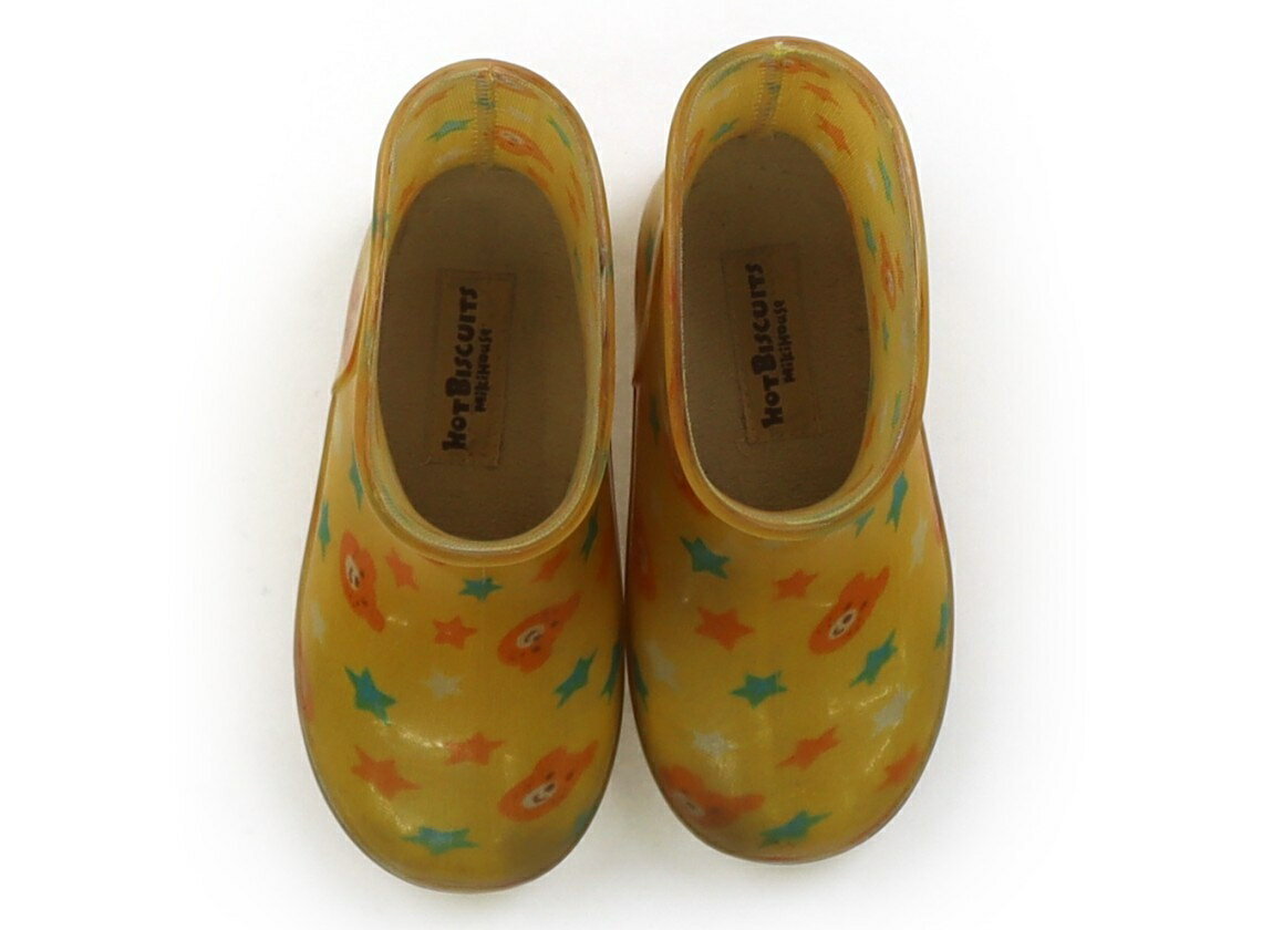 ホットビスケッツ Hot Biscuits レインブーツ 靴14cm〜 男の子 イエロー・星・クマ 子供服 ベビー服 キッズ アウトレット ユーズド 【中古】キッズ・ベビー・マタニティ