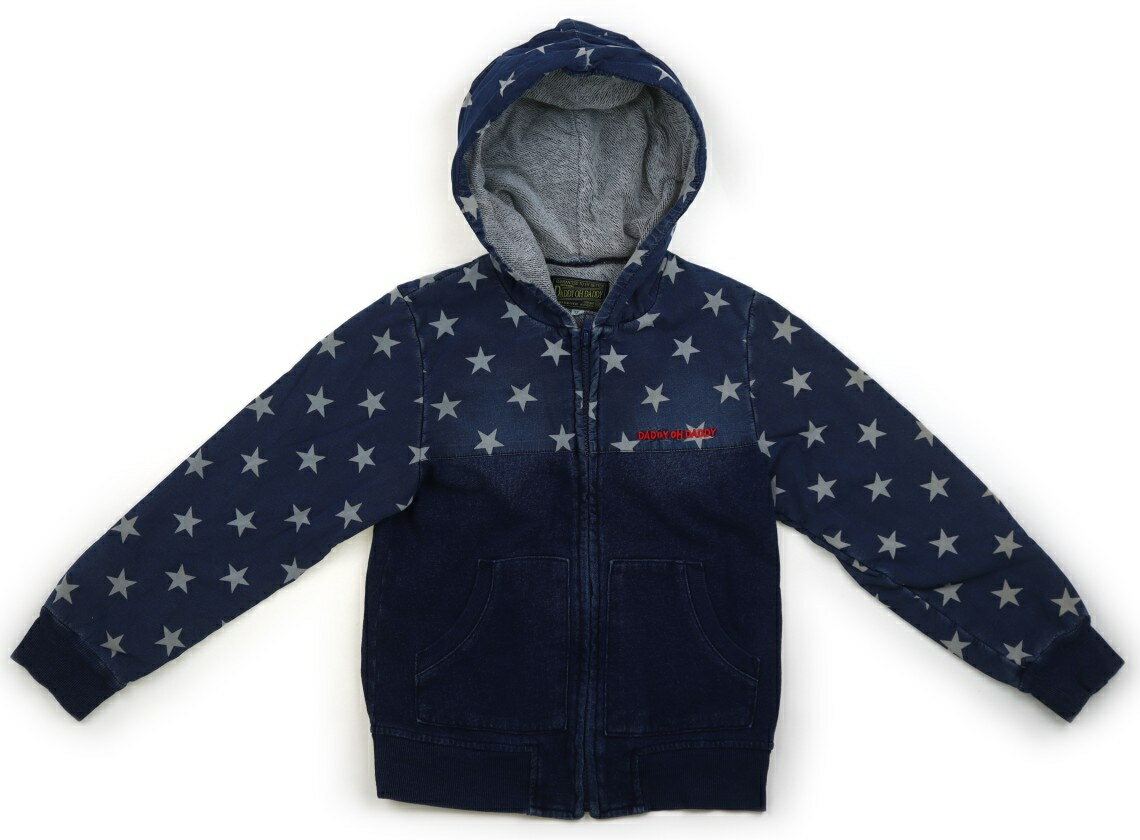ダディーオーダディー Daddy Oh Daddy パーカー 130 男の子 青 子供服 ベビー服 キッズ アウトレット ユーズド 【中古】キッズ・ベビー・マタニティ