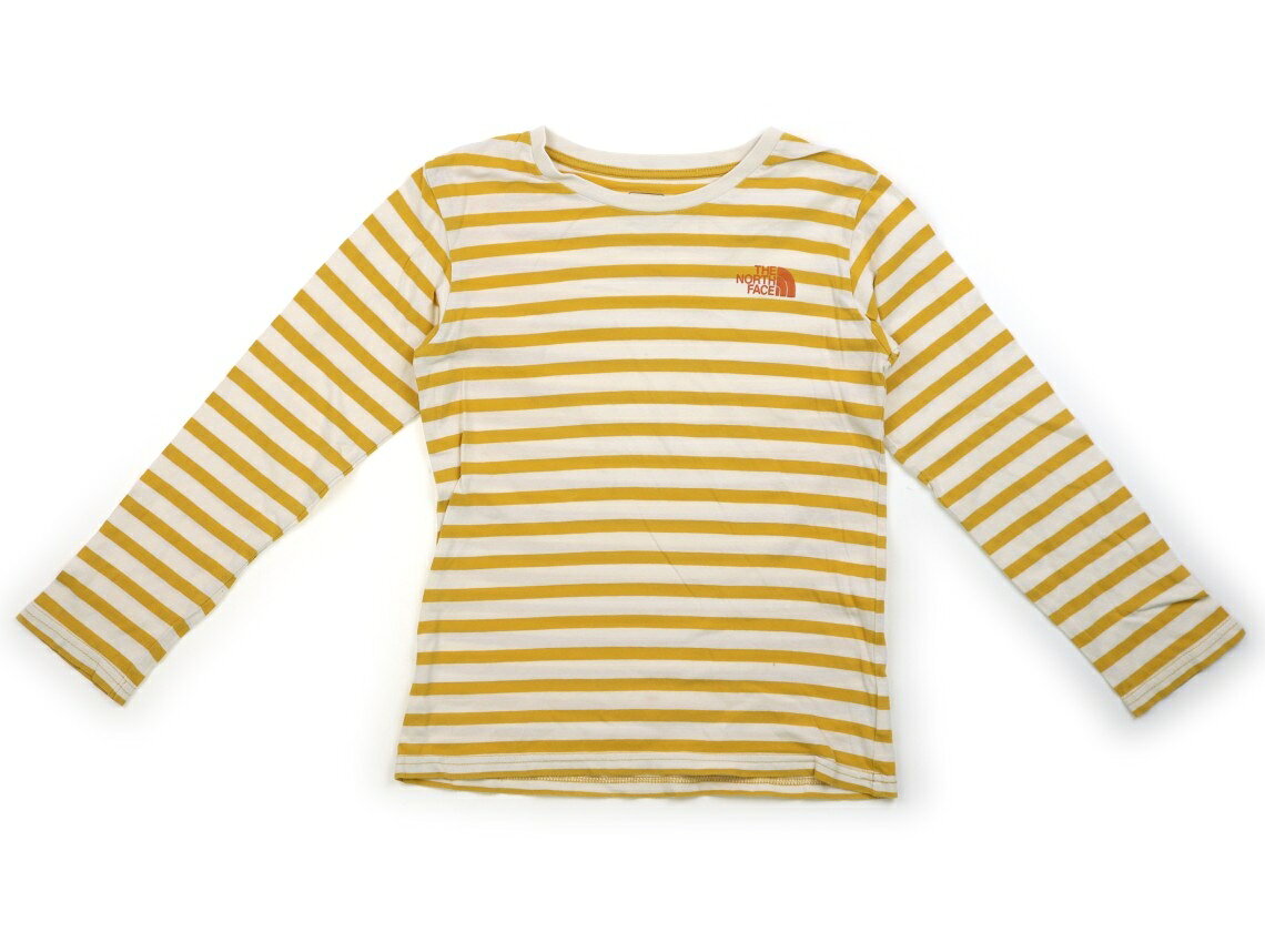 ノースフェイス The North Face Tシャツ・カットソー 130 男の子 くすみイエロー、キナリ 子供服 ベビー服 キッズ アウトレット ユーズド 【中古】キッズ・ベビー・マタニティ
